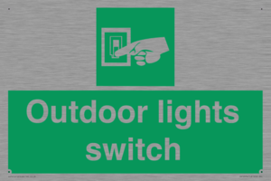 Outdoor lights switch